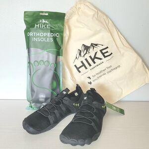 HIKE FOOTWEAR Caspian Barefoot Shoes SZ 40 (W9-9.5 M7-7.5) w/ Orthopedic Insoles